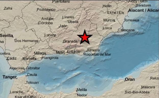 Un terremoto de magnitud 2,5 con epicentro en Serón se siente también en otras dos localidades de Almería