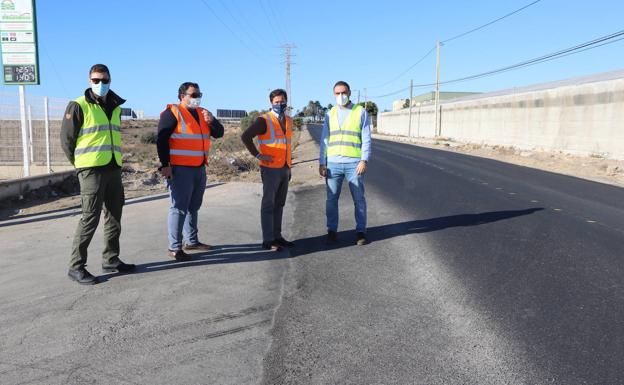 Las mejoras en el Camino La Galiana y el C-12 en Tierras de Almería quedan listas es mes