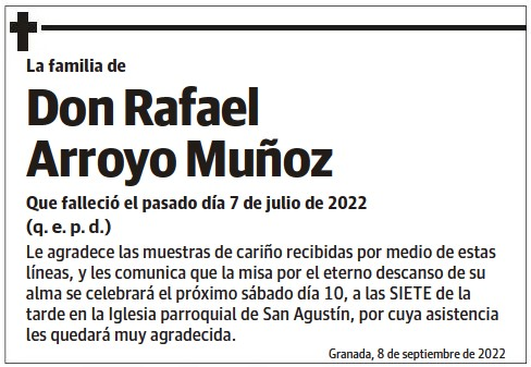 Rafael Arroyo Muñoz