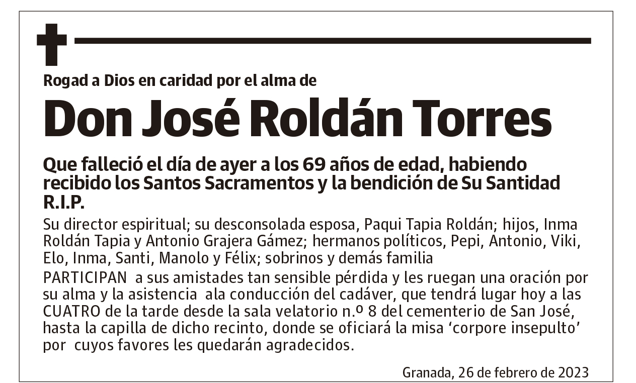 Don José Roldán Torres