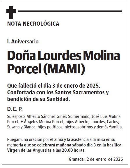 Doña Lourdes Molina Porcel (MAMI)