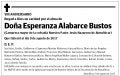 Doña Esperanza Alabarce Bustos