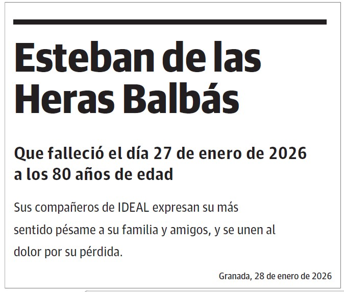 Esteban de las Heras Balbás