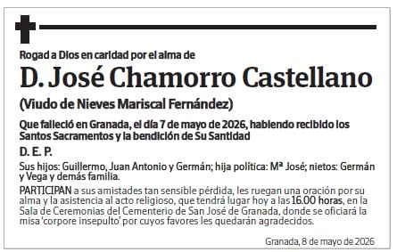 D. José Chamorro Castellano