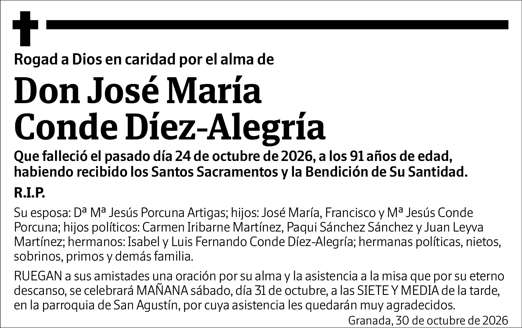 José María Conde Díez-alegría
