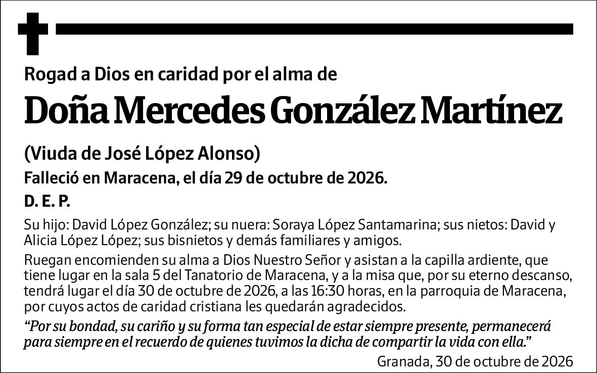 Mercedes González Martínez