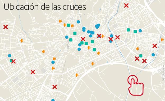 Mapa | Todas las de mayo Granada capital |